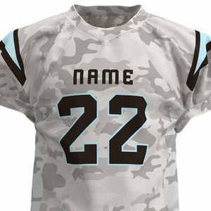 Tenues de football américain de qualité supérieure, entièrement personnalisées avec logo et impression par sublimation, uniformes d'équipe - Product Image 6