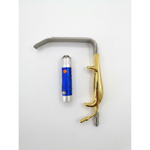 Fiber <b>optic</b> Breast retractor Gold plated 30mm x 150mm blade German steel - Product Image 1