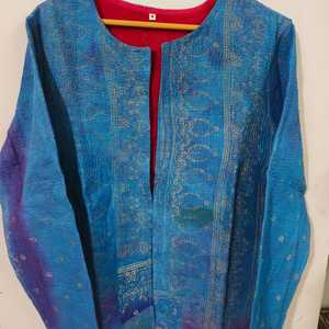 Retro Printed Batwing Sleeve Women's Jacket Round Neck Casual Patchwork <b>Cardigan</b> for Autumn - Product Image 4