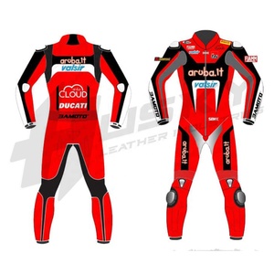 Meilleure combinaison de course de moto personnalisée nouvelle version en cuir de vachette approuvé CE vêtements de sport respirant coupe-vent moto - Product Image 1