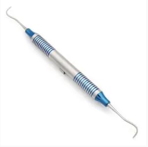 Cureta de McCall de doble punta 13/14 MTC, 10 mm, mango hueco, acero inoxidable, esterilizable, instrumentos dentales - Product Image 3