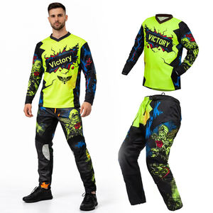 Ensemble de maillot et pantalon de motocross en gros, haute visibilité, équipement de course MX, tenue de moto tout-terrain Enduro ATV - Product Image 1