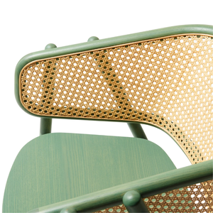 Fauteuil de salle à manger moderne en bois de frêne massif, design scandinave pour hôtel, restaurant, mobilier - Product Image 2