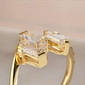 Arin Eternity Band IGI/GIA Lab Grown Diamond Jewelry, anillo de oro de 14K para mujer, banda de compromiso/banda de boda creada en laboratorio - Product Image 3