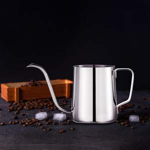 Bouilloire à bec de cygne en acier inoxydable de 12 oz pour café et thé, avec bec long et étroit de précision, vente en gros OEM - Product Image 2