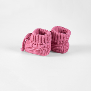 Zapatitos de Bebé 100% Algodón Tejido, Casuales, de Invierno, Color Sólido, Grosor Estándar, para Primavera, Color Rosa, Calcetines para Recién Nacidos de 0 a 3 Meses - Product Image 2
