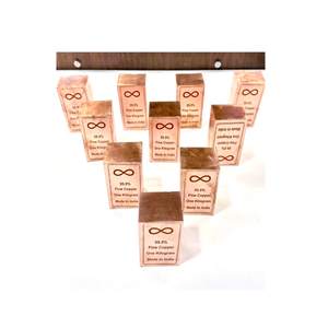 Lingote de Cobre de Primera Calidad de 1 kg, Cobre de Alta Pureza para Uso Industrial, de Inversión y Artesanía - Product Image 5