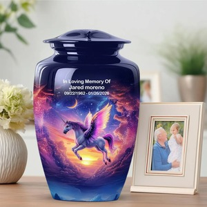 Urna Memorial de Crematório para Cinzas Humanas Estilo Americano Urna Funerária Personalizada com Gravação para Homens e Mulheres - Product Image 2