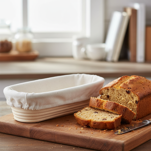 Wholesale Oval Banneton Bread Proofing Basket Handwoven Rattan Dough Rising Basket for <b>Baking</b> Tools - Product Image 3