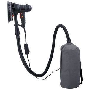 Levigatrice Elettrica per Cartongesso 800W con 12 Dischi Abrasivi, Velocità Variabile 1200-2300 RPM, Aspirazione Automatica della Polvere per Levigatura Pareti - Product Image 6