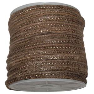 Cordons en cuir Nappa de haute qualité sangles de corde cousues de couleur Antique pour chaussures sacs vêtements bijoux-imperméable Durable ciré - Product Image 1