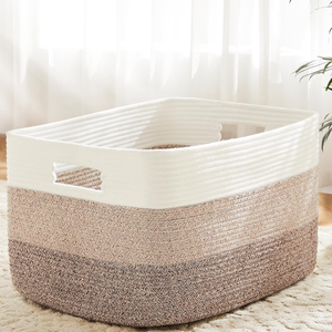<b>Square</b> Straw Storage Basket 1-1.9L Open Top Waterproof Handmade Single Strap Large Capacity Organizing <b>Bin</b> for Daily Use Unisex - Product Image 5