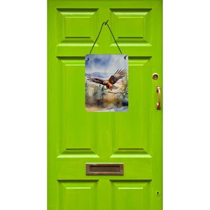New 12x16 Multicolor Hawk Wall Door Hanging Prints Aluminum Metal <b>Sign</b> for <b>Kitchen</b> Bar Bathroom Home Decor Front Door Plaque - Product Image 2