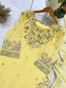 TENNECY Top para mujer con bordado de lentejuelas, estilo fiesta, sin arrugas, elástico, de ajuste regular, largo hasta el tobillo, para todas las estaciones - Product Image 6