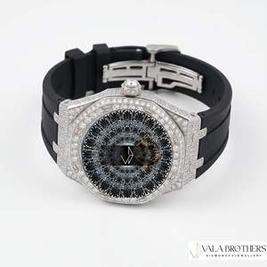 นาฬิกา Audemars Piguet รุ่นขายดีที่สุด แฟชั่นการ์ตูนทันสมัย ประดับเพชร สปอร์ต วินเทจ ตัวเรือนโลหะผสม ขนาดใหญ่ ระบบควอตซ์ ดีไซน์ทันสมัย - Product Image 1