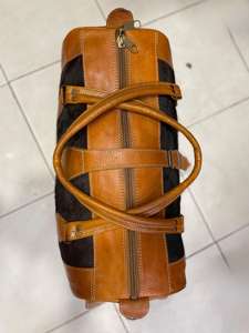 Bolsa de Viaje de Cuero Genuino con Cierre de Cremallera, Ligera, de Gran Capacidad, Personalizable con Marca, OEM LHODB-0082 - Product Image 5