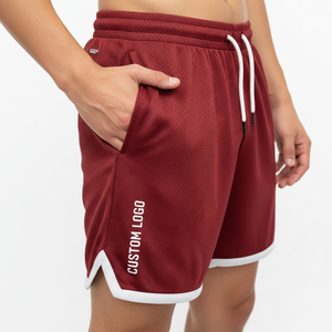 Pantalones Cortos Deportivos Personalizados de Malla de Poliéster para Entrenamiento Atlético, Proveedor OEM - Product Image 2