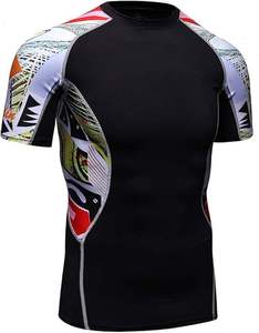 Unisex Rash Guard <b>Compression</b> Swim <b>Shirt</b> Long Sleeve UV Protection Quick Dry Eco-Friendly Surf <b>Shirt</b> Stretch Gym Beach Set - Product Image 5