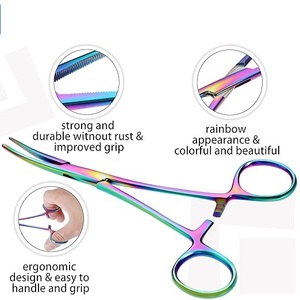 Portaagujas Ryder de Alta Calidad, Instrumentos Dentales de Acero, Instrumentos Quirúrgicos Manuales, Pinzas para Suturas - Product Image 2