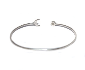 Vente en gros de bracelets ajustables en argent sterling 925 massif avec pierre de labradorite naturelle en forme de croissant de lune, bijoux fins Memoria Jewels - Product Image 6