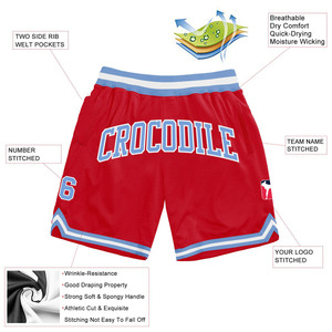 กางเกงบาสเก็ตบอลตาข่ายแบบกำหนดเอง คุณภาพสูง สำหรับผู้ชาย ชุดฝึกซ้อมทีมแบบซับลิเมชั่น แห้งเร็ว ชุดกีฬาออกกำลังกาย  ขั้นต่ำในการสั่งซื้อน้อย - Product Image 2