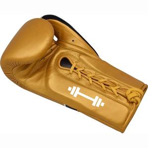 Gants de boxe professionnels en crin de cheval en cuir Thai Kickboxing MMA Gants d'entraînement en dentelle pour la boxe d'arts martiaux - Product Image 5