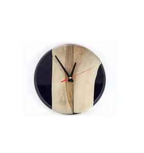 Nouvelle conception, style simple, horloge murale, décoration murale pour la maison, horloge murale ronde en bois pour le salon - Product Image 3