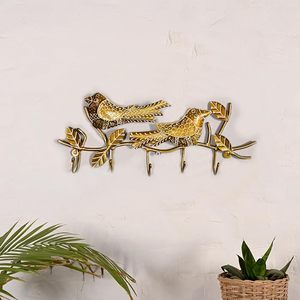 Vintage Metal Bird <b>Wall</b> Hooks 4 Hooks Anti Rust Decorative Animal Pattern Hook <b>Rack</b> <b>for</b> <b>Keys</b> Towels - Product Image 5