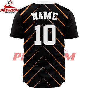 Camiseta de béisbol personalizada de alta calidad para hombre con impresión por sublimación, con envío y entrega para equipos deportivos - Product Image 2