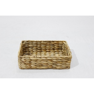 Sustainable Classic Water Hyacinth Rectangular Multifunction Storage <b>Basket</b> for Bathroom Kitchen & Living Room - Product Image 2