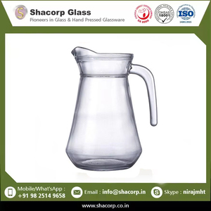 Stylish Glass Pitcher with Smooth Finish for Home <b>Kitchen</b> and Hospitality Settings - Product Image 6