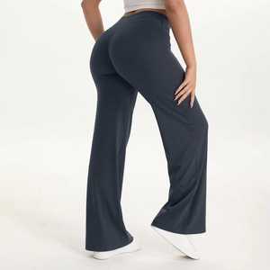 Leggings de yoga pour femmes, taille haute, sans couture, en Spandex/Nylon, respirants, séchage rapide, extensibles dans quatre directions, athlétiques, personnalisables OEM ODM - Product Image 6