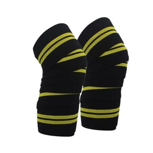 GAFDirect Factory <b>Sale</b> Heavy Duty Knee Wraps <b>for</b> Men Custom Natural Rubber PVC Breathable Non-Slip <b>Weight</b> Lifting Gym Fitness - Product Image 6
