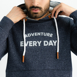 Wholesale Unisex O Neck Pullover No <b>String</b> Fleece Oversized <b>Hoodie</b> Pocket Winter Streetwear Eco-Friendly Vintage Daily Wearing - Product Image 2