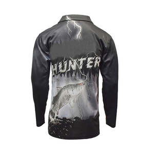 Uniforme de Pesca Personalizado UPF 50 100% Poliéster, Proveedor OEM, Secado Rápido, Transpirable, Logotipo Frontal, Ropa de Pesca para Adultos - Product Image 6