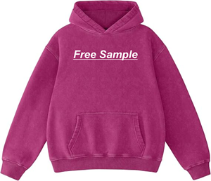 Sweat à capuche brodé de haute qualité 100% coton pour homme, style streetwear hip-hop, délavé à l'acide, effet soleil délavé, coupe oversize, personnalisable - Product Image 1