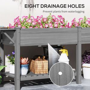 Estante de Madera para Flores y Caja de Plantas para tu Cobertizo de Jardín y Almacenamiento - Product Image 5