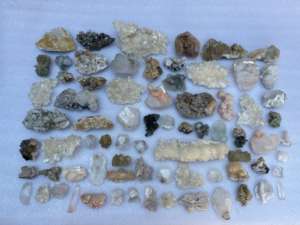 Lot de minéraux de zéolite naturelle mélangée, magnifiques spécimens de cristaux de qualité supérieure, collection de pierres assorties, ensemble de décoration et de guérison, coffret cadeau - Product Image 3