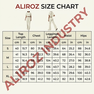 Ensemble de yoga 2 pièces uni pour femme, haut ample et pantalon taille haute, séchage rapide, respirant, en Spandex/Nylon, pour la course, le sport et la gym - Product Image 6