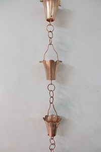 2023 meilleure qualité en vrac quantité indien fait extérieur décoratif pluie chaîne métal jardin ornements pour la décoration de la maison - Product Image 5