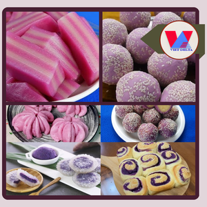 Polvo de Camote Morado Puro de Venta Caliente, Harina de Ñame Soluble en Agua para Fideos Instantáneos, Mochi, Té de Burbujas, Ingrediente Sostenible - Product Image 3