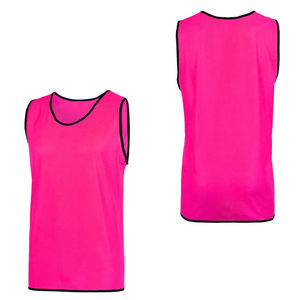 Chaleco de Fútbol Reversible Personalizado al por Mayor, Transpirable, de Secado Rápido, sin Mangas, de Color Sólido, para Entrenamiento, para Hombre, para Todas las Temporadas - Product Image 3