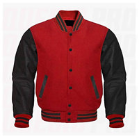 Veste universitaire bleu marine pour homme avec manches en cuir PU et bordure jaune, style preppy, fermeture boutonnée, coupe classique, pour l'automne