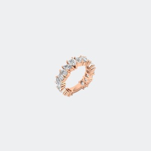 Anillo de Diamantes Cultivados en Laboratorio de Múltiples Formas en Oro Sólido para Mujer, Elegante Regalo de Aniversario o Boda, Certificado IGI SGL, 3.60ctw - Product Image 6