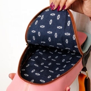 LW Sac à dos pour femmes en cuir de vache véritable Style bohème rock isolé Sac pour ordinateur portable PVC Sac à bandoulière résistant à l'eau - Product Image 5