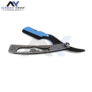Navaja de Afeitar Profesional de Acero Inoxidable con Bloqueo Giratorio, Navaja Clásica de Filo Recto para Hombre, para Afeitar la Cara, Recortar la Barba - Product Image 5