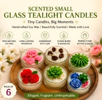 Lilin Aromaterapi Kedelai Tanpa Asap Beraroma Mawar Buatan Tangan Dalam Stoples Kaca, Pembakaran Bersih, Gaya Modern, Dekorasi Rumah & Pernikahan, 10 Jam