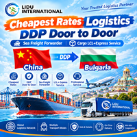 Günstigste Tarife Logistik DDP Tür-zu-Tür Seefracht Spediteur Fracht LCL+Express Service von China nach Bulgarien Versandagent