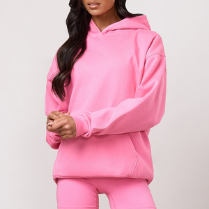 Sweat-shirt à capuche personnalisé pour femme, 400 g/m², manches longues, hiver, logo personnalisé sur le devant, molleton de haute qualité, décontracté, confortable, en coton - Product Image 5