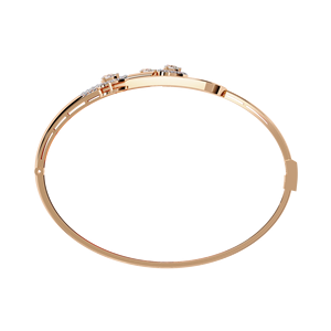 Classic 18K Gold Plated IGI Certified Diamond Engagement <b>Bracelet</b> Brilliant Cut Claw Setting Geometric Design Women's Fashion - Product Image 3